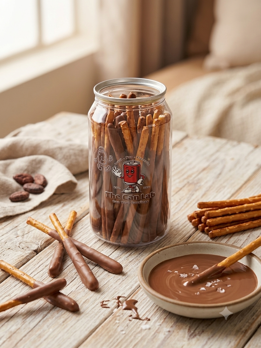 Pretzel Sticks coated with chocolate